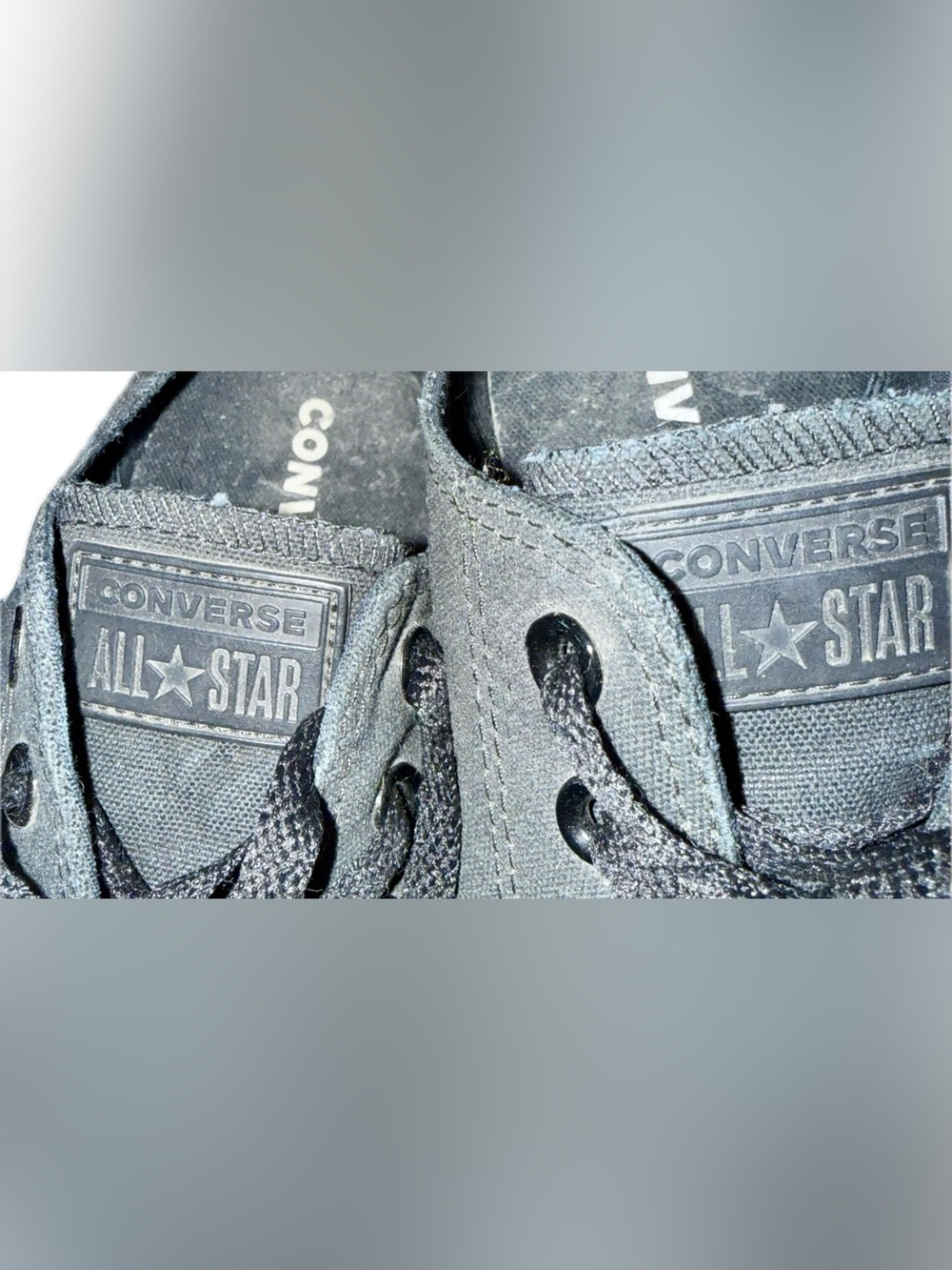 Converse All Star Black Canvas Classic Low Top Sneakers